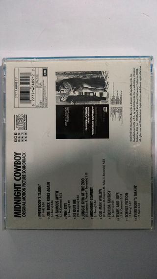 Banda Sonora Original Midnight Cowboy CD