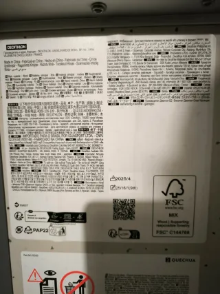 Tavolo pieghevole Quechua 120x60x70