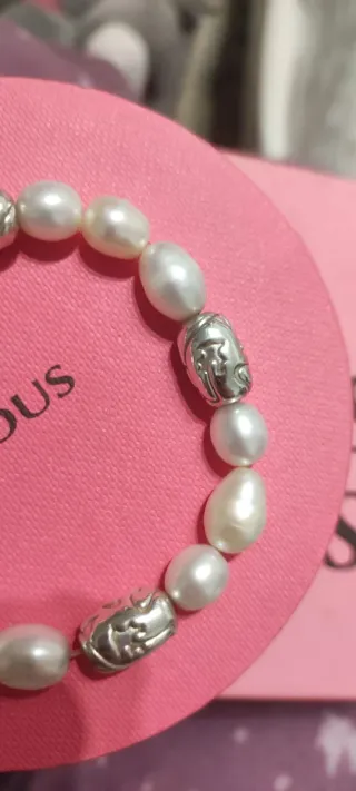 Pulsera Tous Ivy Perlas y Plata