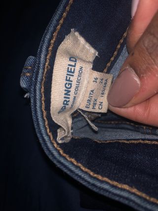 Pantalones vaqueros Springfield Talla S