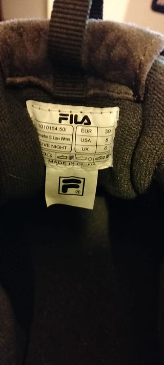 Zapatillas Fila Disruptor S Low Verde oliva