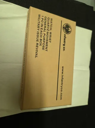 Reloj Infantry Negro