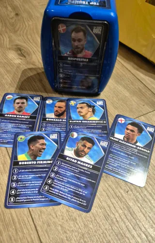 Juego de cartas Top Trumps Quiz Fútbol
