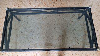 Conjunto 2 sofás y mesa centro bambú