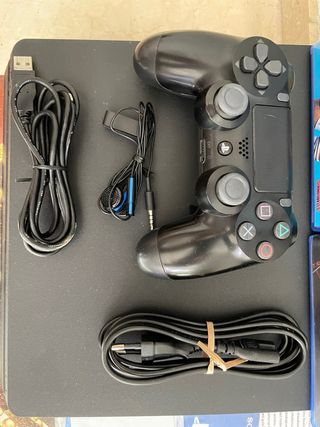 PS4 Slim 1TB Negra + 3 Juegos