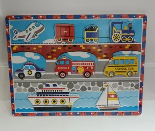 Lote 6 Puzzles Madera