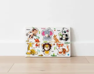 Lote 6 Puzzles Madera