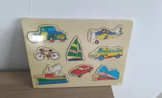 Lote 6 Puzzles Madera