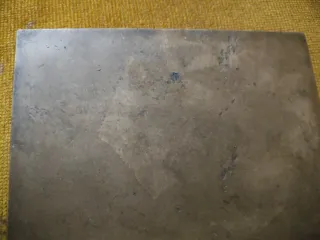 Placa conmemorativa plata y bronce