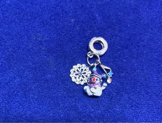Charm Muñeco Nieve Navidad Pulsera Pandora collar