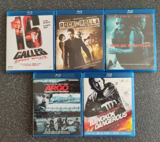 5 PELÍCULAS BLU-RAY