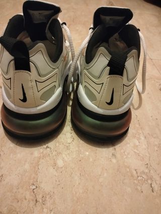 Nike Air Max 270 React LX Oro Blanco