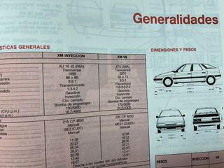 CITROEN XM 2L 8V 3.0 V6 12V MANUAL DE REPARACION