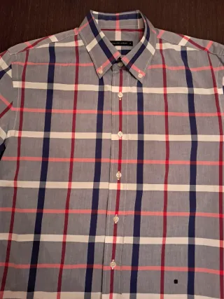 Camisa Purificación García cuadros.