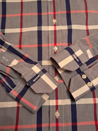 Camisa Purificación García cuadros.