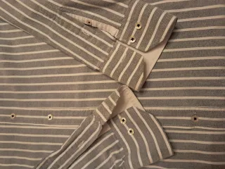 Camisa Purificación García cuadros + camisa a raya