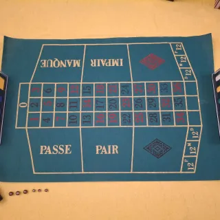 Juego de Mesa Ruleta Vintage