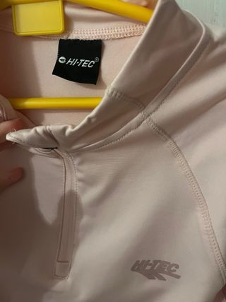 Sudadera HI-TEC running media cremallera