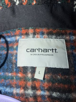 Chaqueta Carhartt Tartán Cremallera