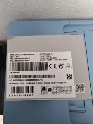 OPPO Find X3 Pro 5G Azul