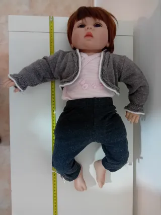 Muñeca Reborn con Ropa y Cochecito