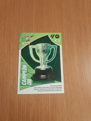 Carta Campeón Card Panini EA Sports