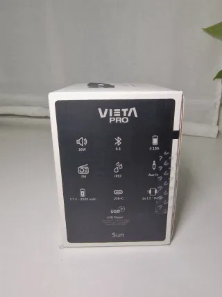 Altavoz Bluetooth Vieta Sun Negro