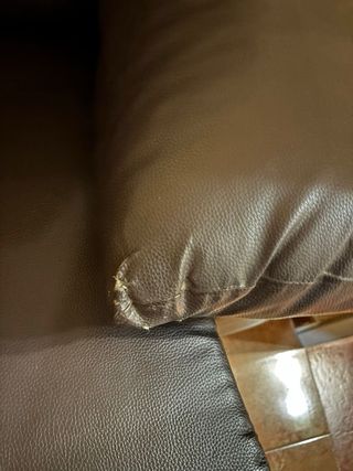 2 Sofás de piel 3 plazas