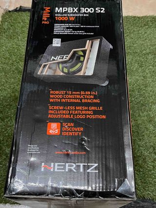 Subwoofer Hertz MPBX 300 S2 12 Pulgadas 1000W