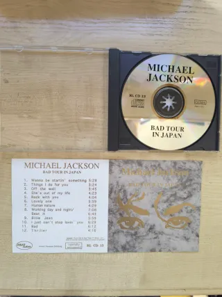 2 CD No Oficiales BAD TOUR JAPAN DANCING THE DREAM