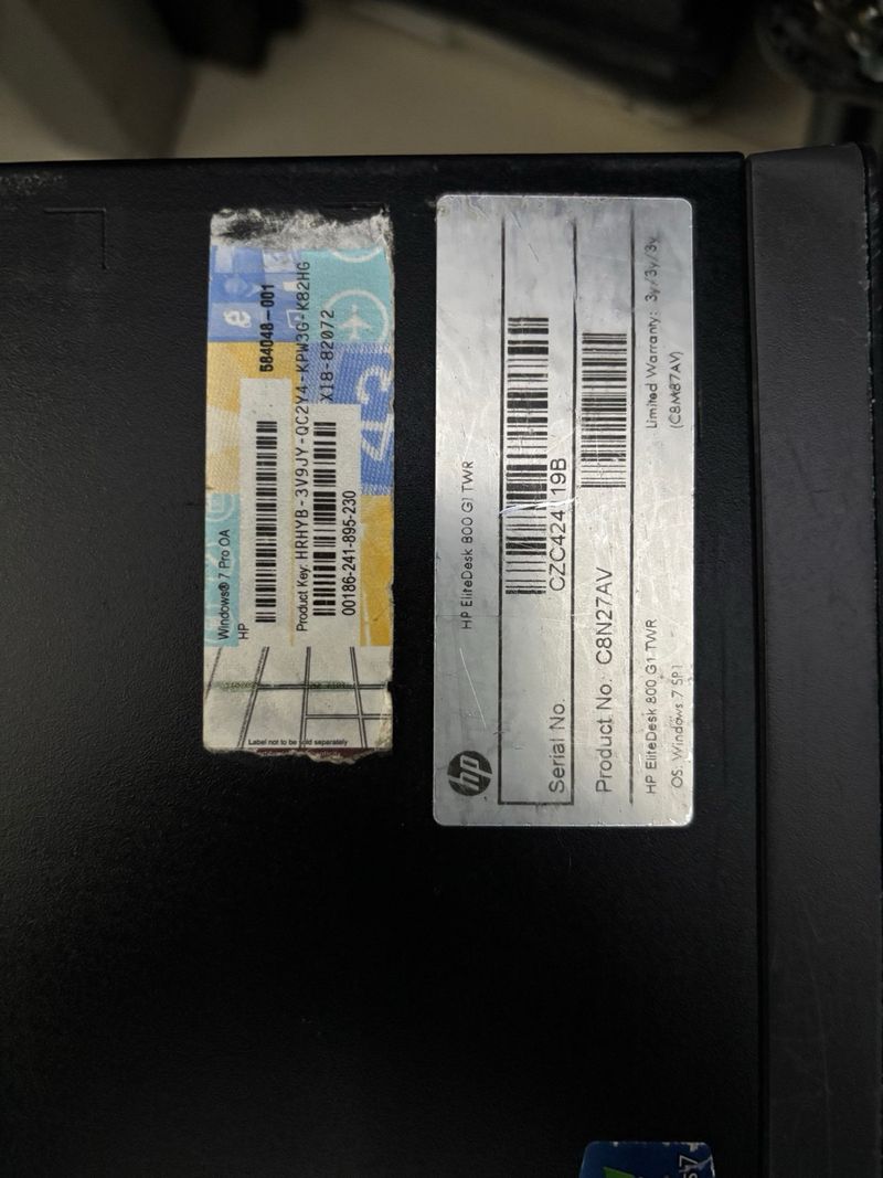 HP EliteDesk 800 G1 TWR i5-4570 8GB RAM W11 afbeelding 5