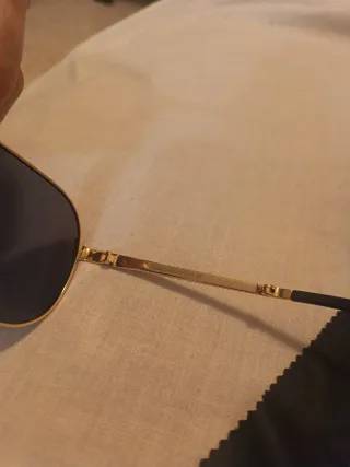 Gafas Cartier Plegables Oro Negro