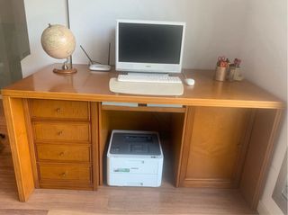 Mesa de despacho madera maciza alta calidad