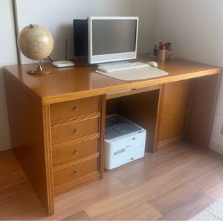 Mesa de despacho madera maciza alta calidad