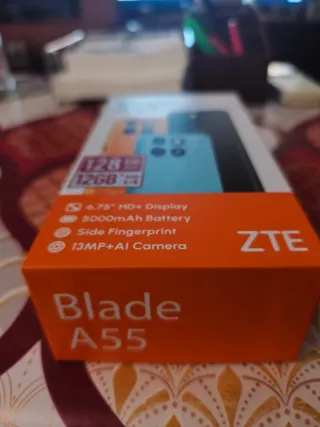 ZTE Blade A55 Gris Nuevo