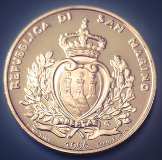 Moneta 5000 argento 835 Lire Argento Mondo Animale