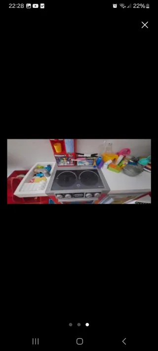 Cocina de juguete de molto