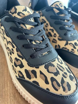 Sneakers donna stampa leopardata tg 42