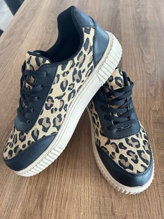Sneakers donna stampa leopardata tg 42