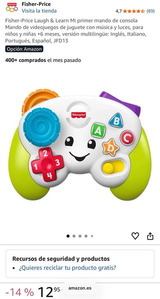 Mando Fisher-Price Laugh & Learn Juguete