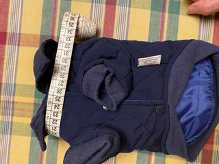 Abrigo para perro talla S - Azul Marino