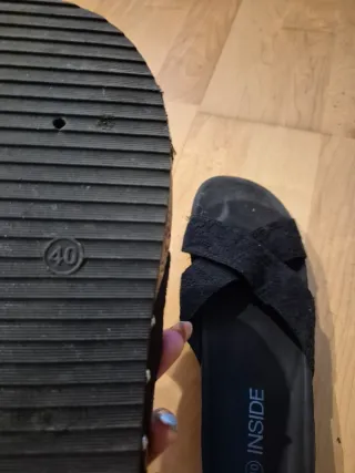 Sandalias INSIDE negras talla 40