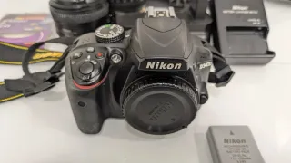 Nikon D3400 + Objetivos 18-105 y 50mm 1.8G + Extra