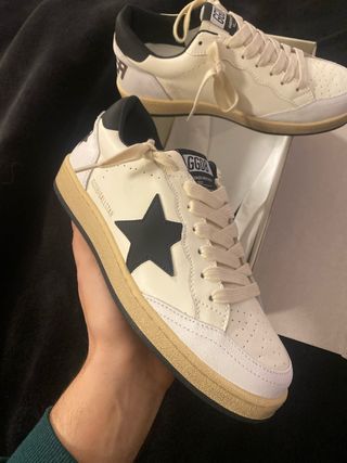 Golden Goose Ballstar Preto e Branco