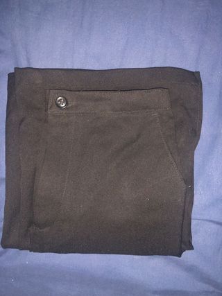 Pantalones de tela negros