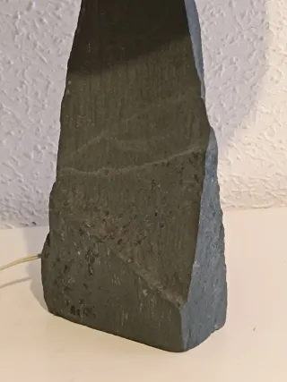 Lámpara Brutalista Pizarra Gris/Verde