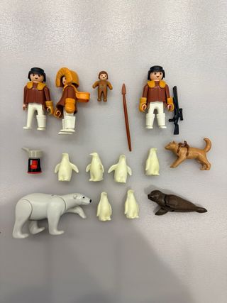 Playmobil Esquimales y Animales Árticos