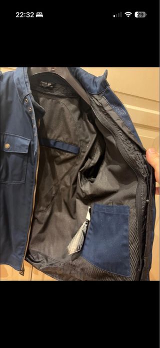 Chaqueta Moto - Bering Chuck Azul