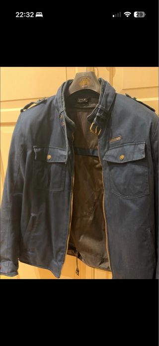 Chaqueta Moto - Bering Chuck Azul