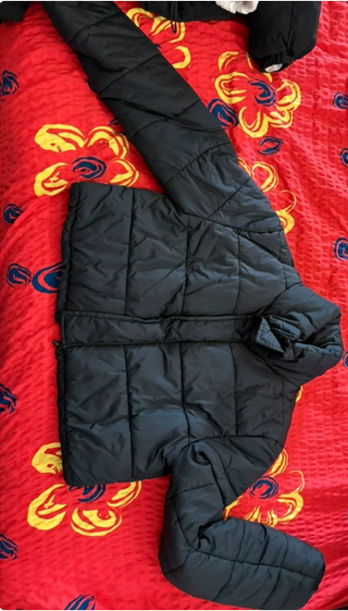 Casaco acolchoado preto